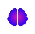 Brain icon representing deep thought and problem solving